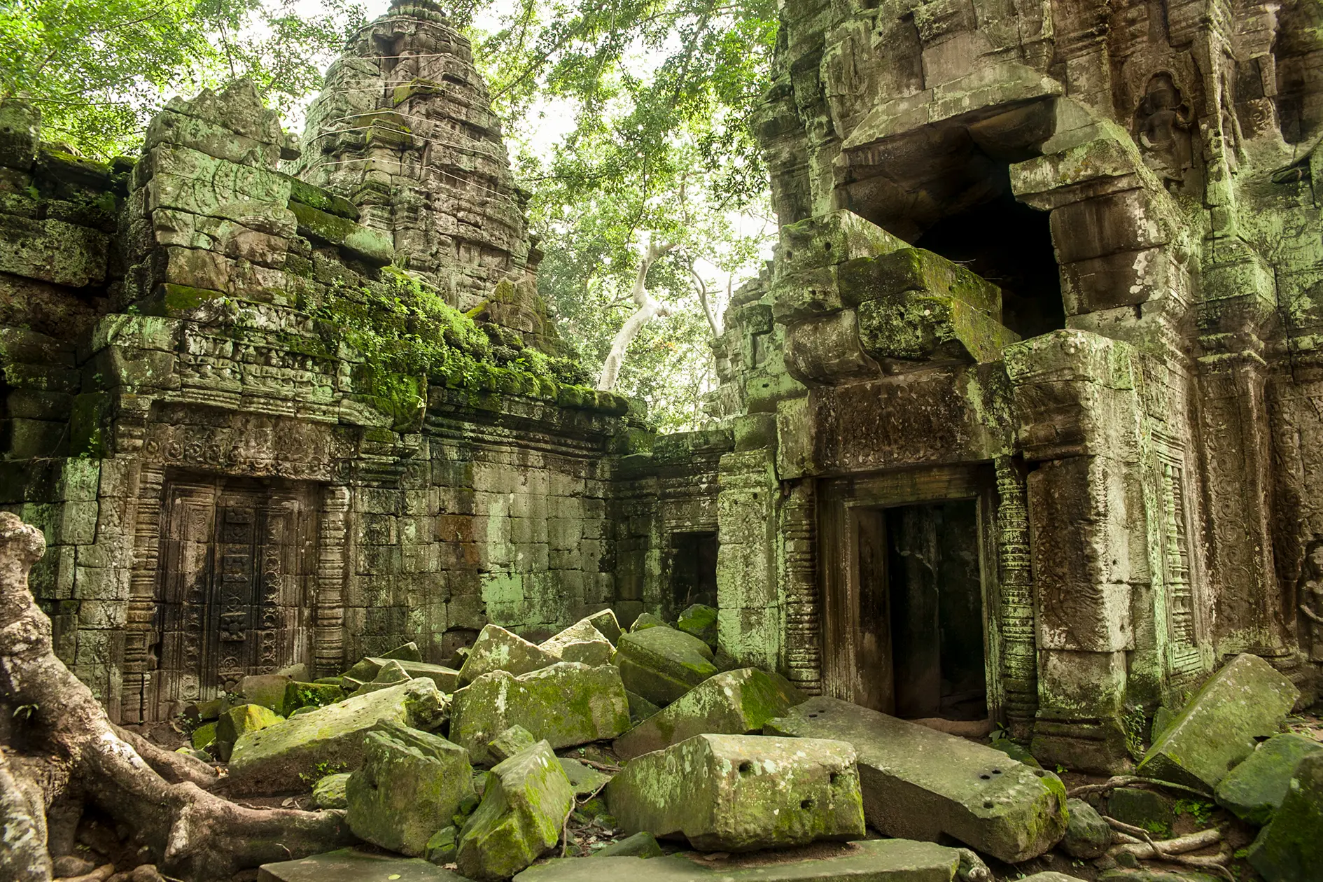 Scene Of Angkor Wat